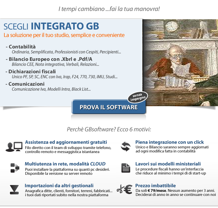 Integrato GB - la soluzione per il tuo studio