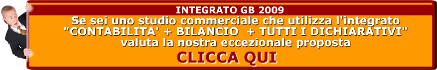 Integrato Contabilit&agrave; Bilancio Unico Dichiarativi