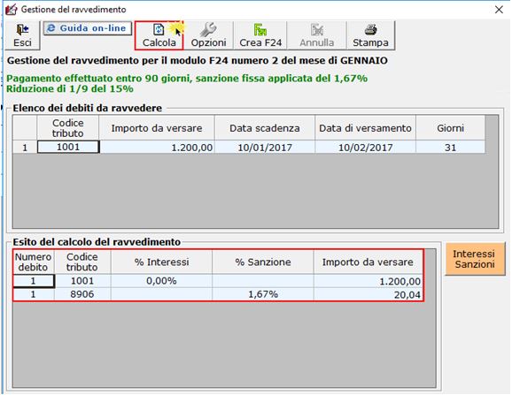 Gestione Ravvedimento