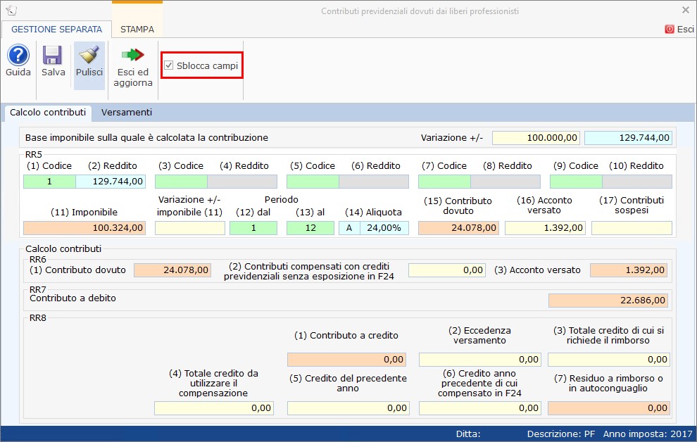 scaricare codeline inps