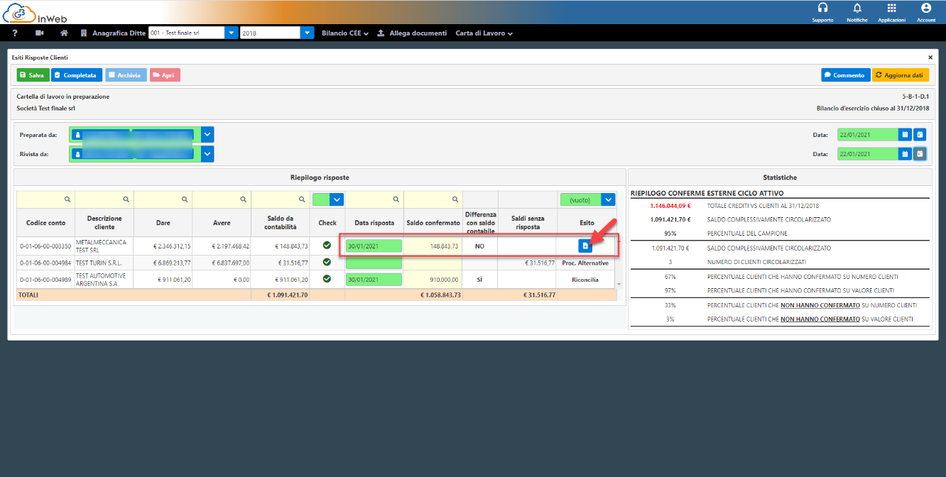 Procedure di validità - Revisione Legale GB