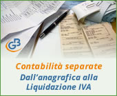 Contabilità separate: dall’anagrafica alla Liquidazione IVA