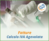 Fatture: calcolo IVA agevolata