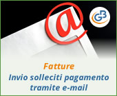 Fatture: invio solleciti di pagamento tramite e-mail