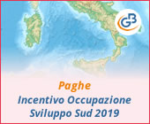 Paghe: Incentivo Occupazione Sviluppo Sud 2019