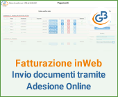 Fatturazione inWeb: invio documenti tramite Adesione Online